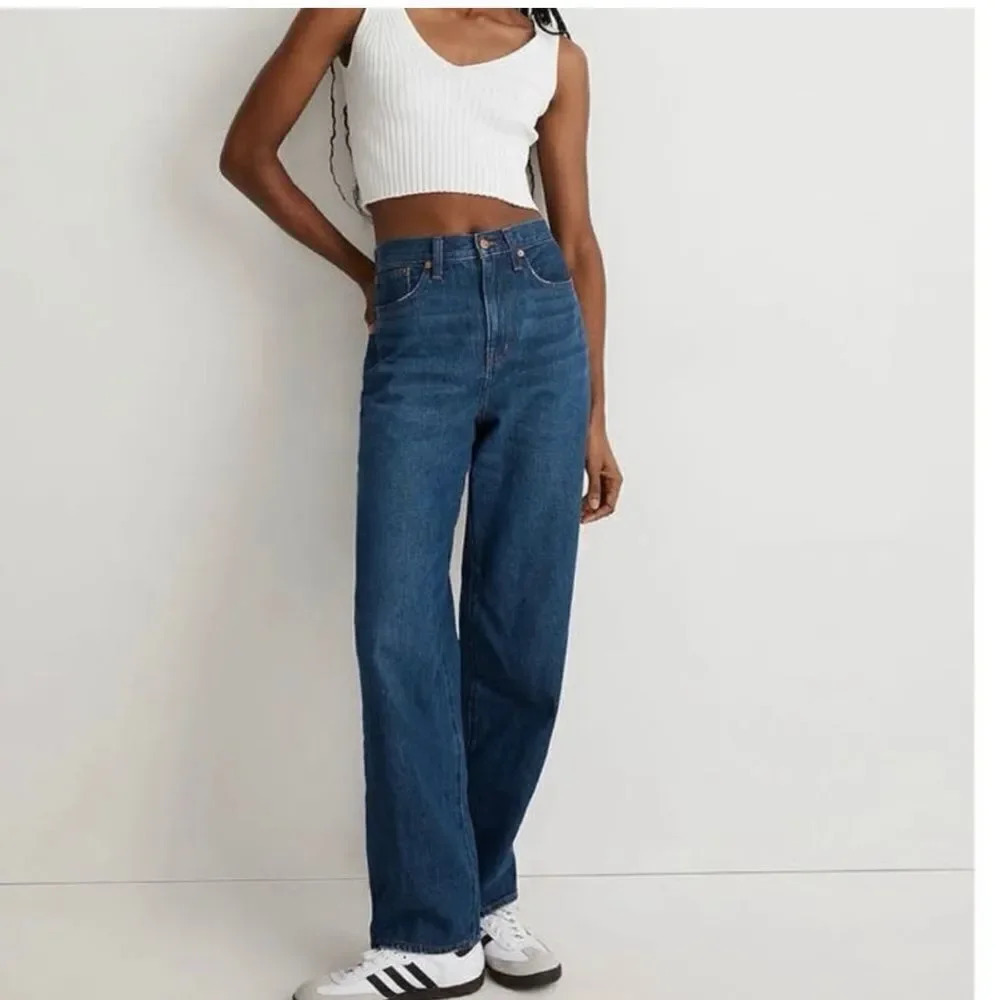 Madewell Women's Straight Leg Jeans - Blue